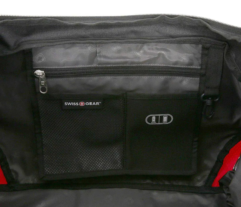 SWISSGEAR 1900 21" Duffel Bag - Black/Red> Luggage Under $100
