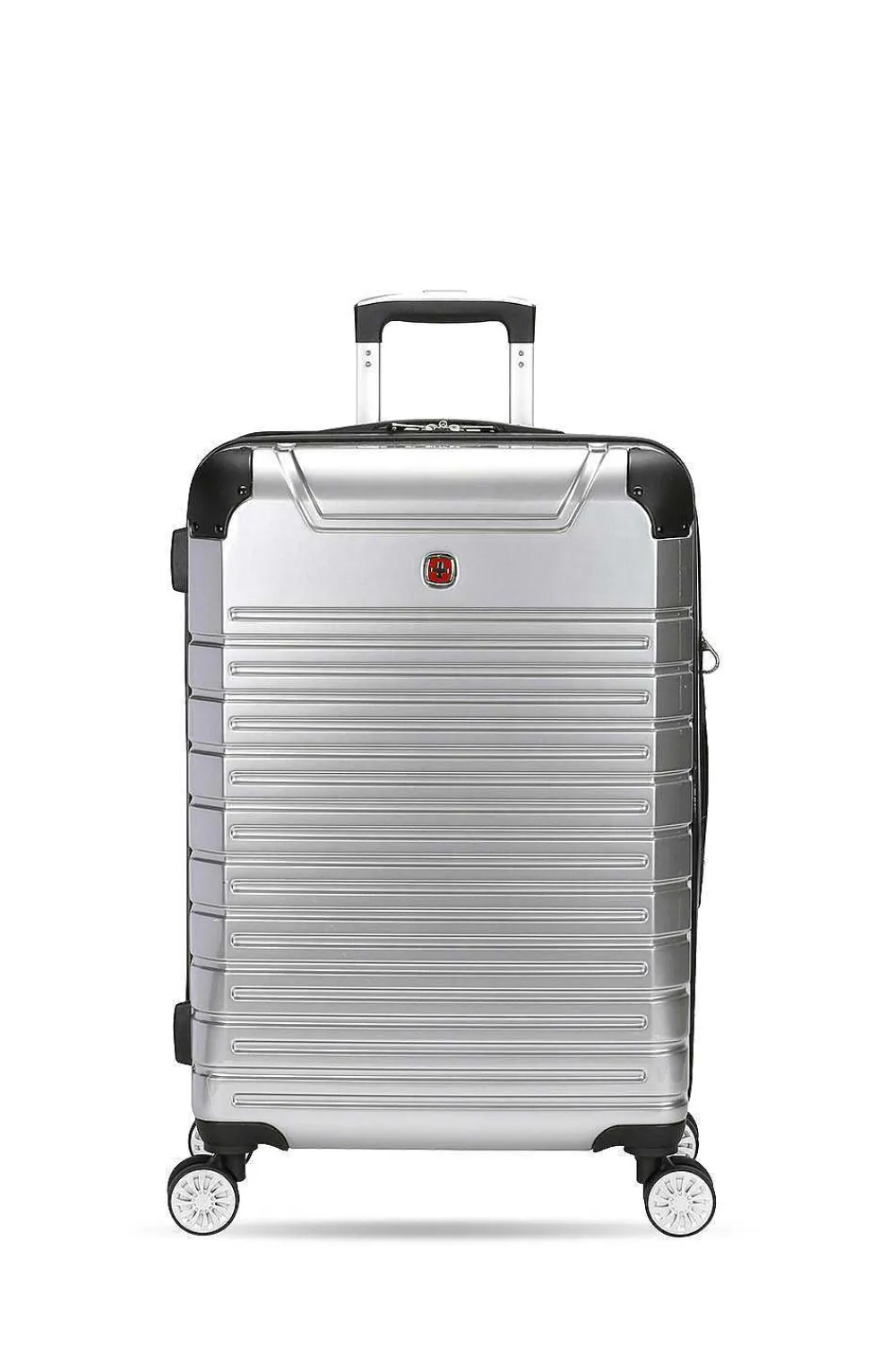 SWISSGEAR 7782 23" Expandable Hardside Spinner Luggage - Silver> Hardside