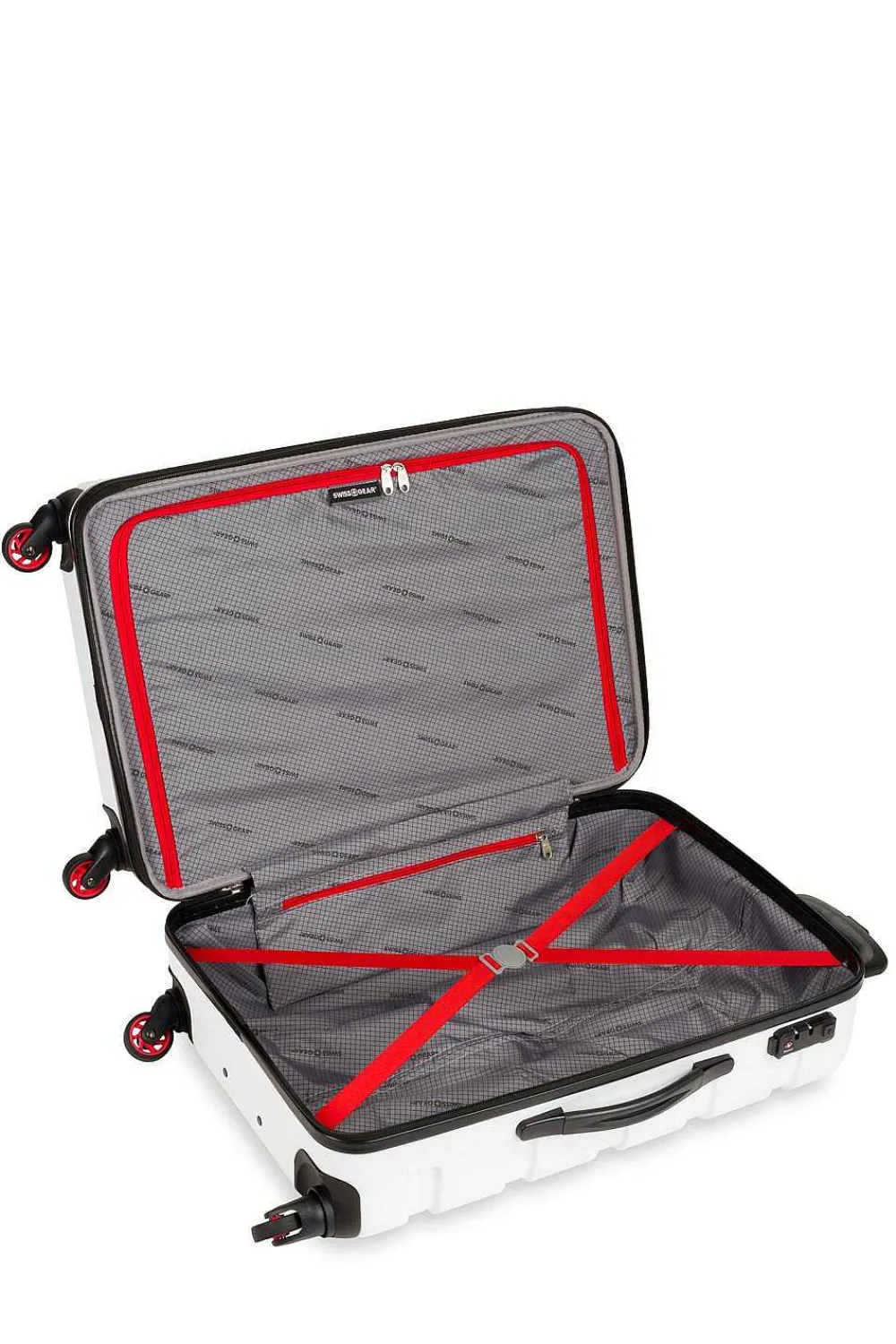 SWISSGEAR 7366 23" Expandable Hardside Spinner Luggage> Medium Checked