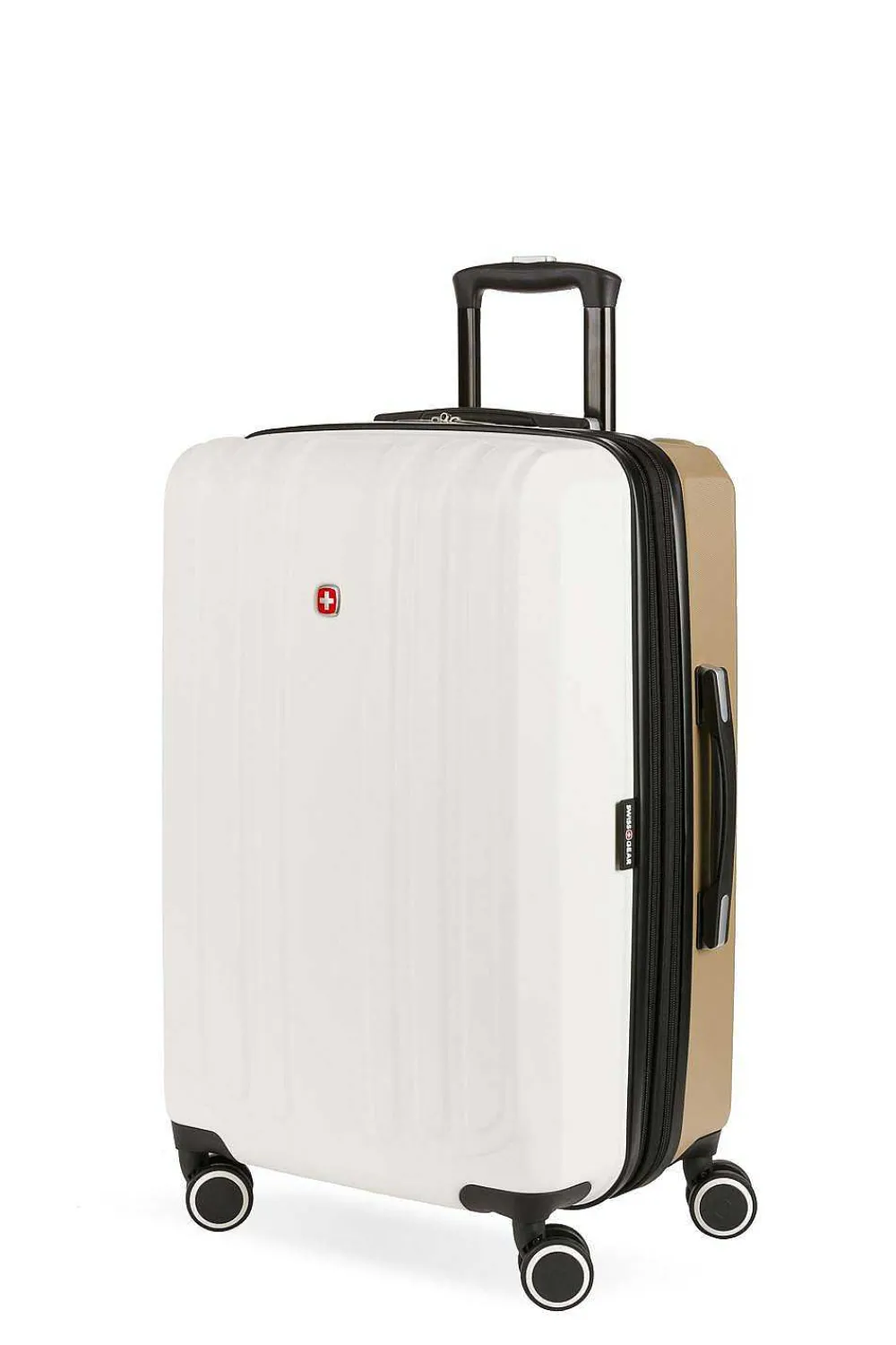 SWISSGEAR 8028 24" Expandable Hardside Spinner Luggage> Medium Checked