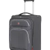 SWISSGEAR 6270 19" Expandable Liteweight Carry On Spinner Luggage - Pewter> Softside