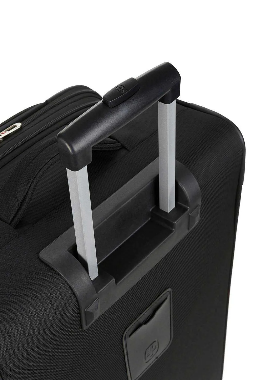 SWISSGEAR 4010 23" Expandable Spinner Luggage - Black> Medium Checked