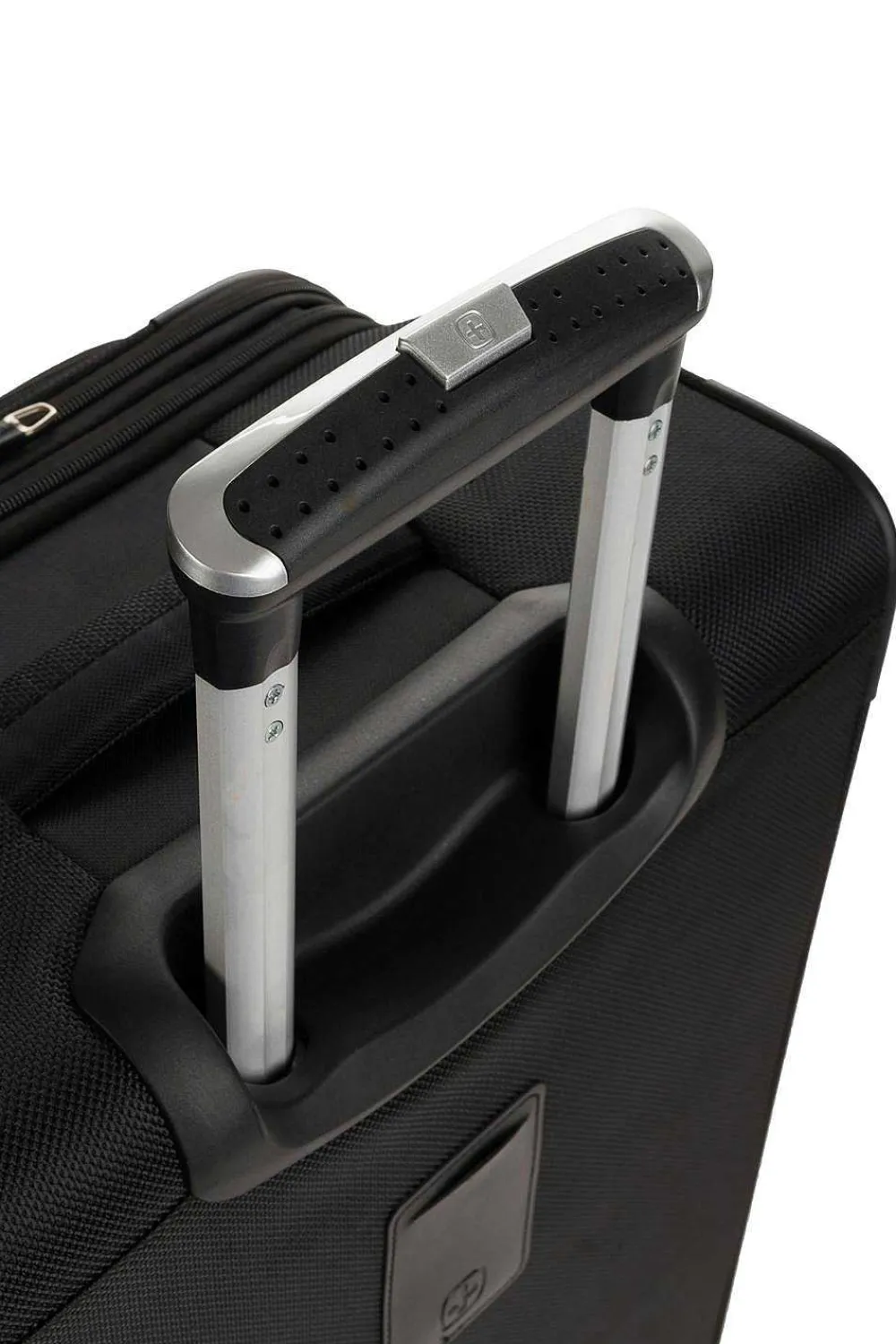 SWISSGEAR 7768 24" Expandable Spinner Luggage - Black> Medium Checked