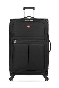 SWISSGEAR 4010 27" Expandable Spinner Luggage - Black> Softside