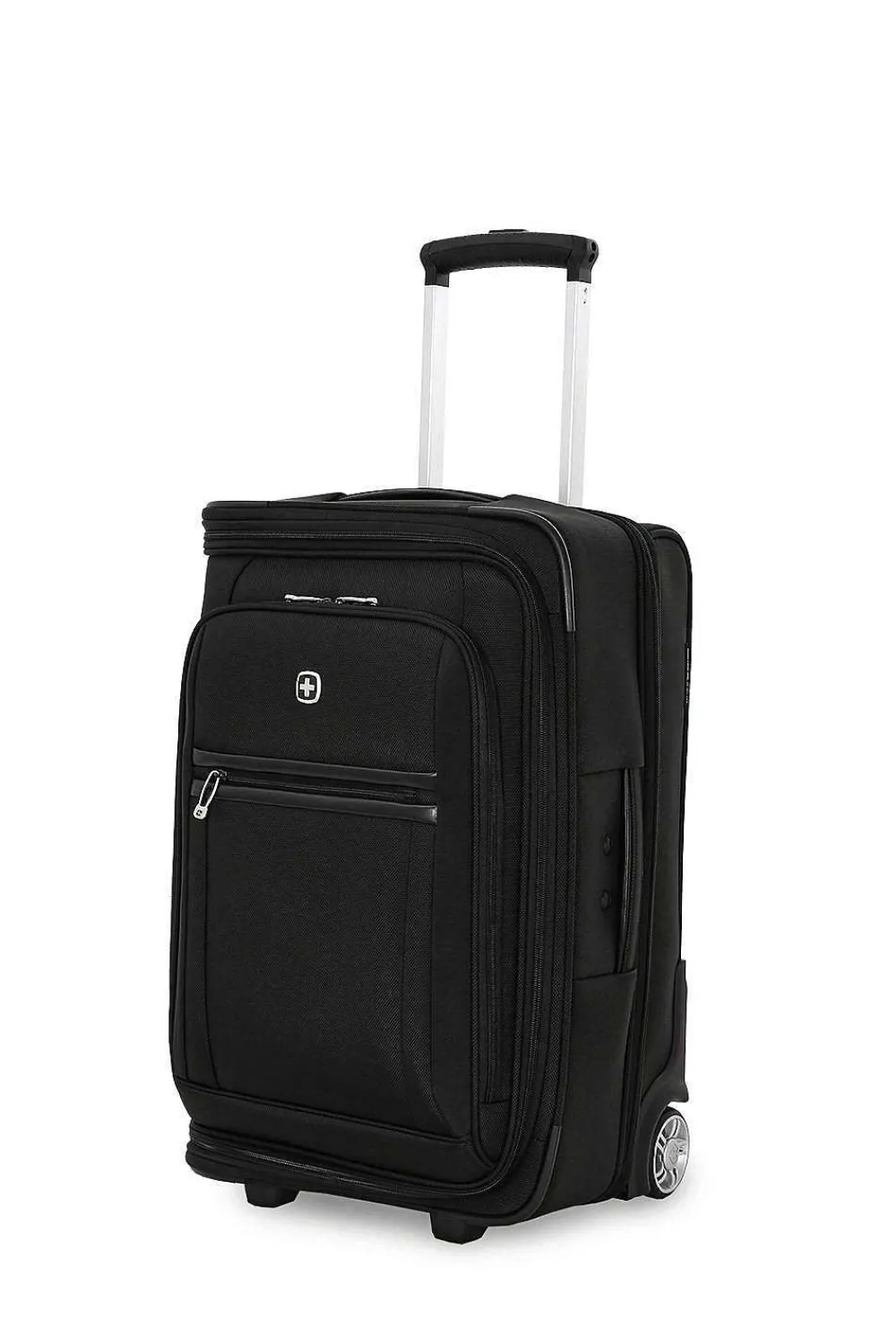 SWISSGEAR 6590 20" Garment Upright Carry On Wheeled Luggage - Black> Softside