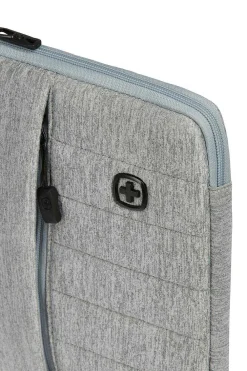 SWISSGEAR 2689 16 Padded Laptop Sleeve - Light Gray Heather><noscript><img width=