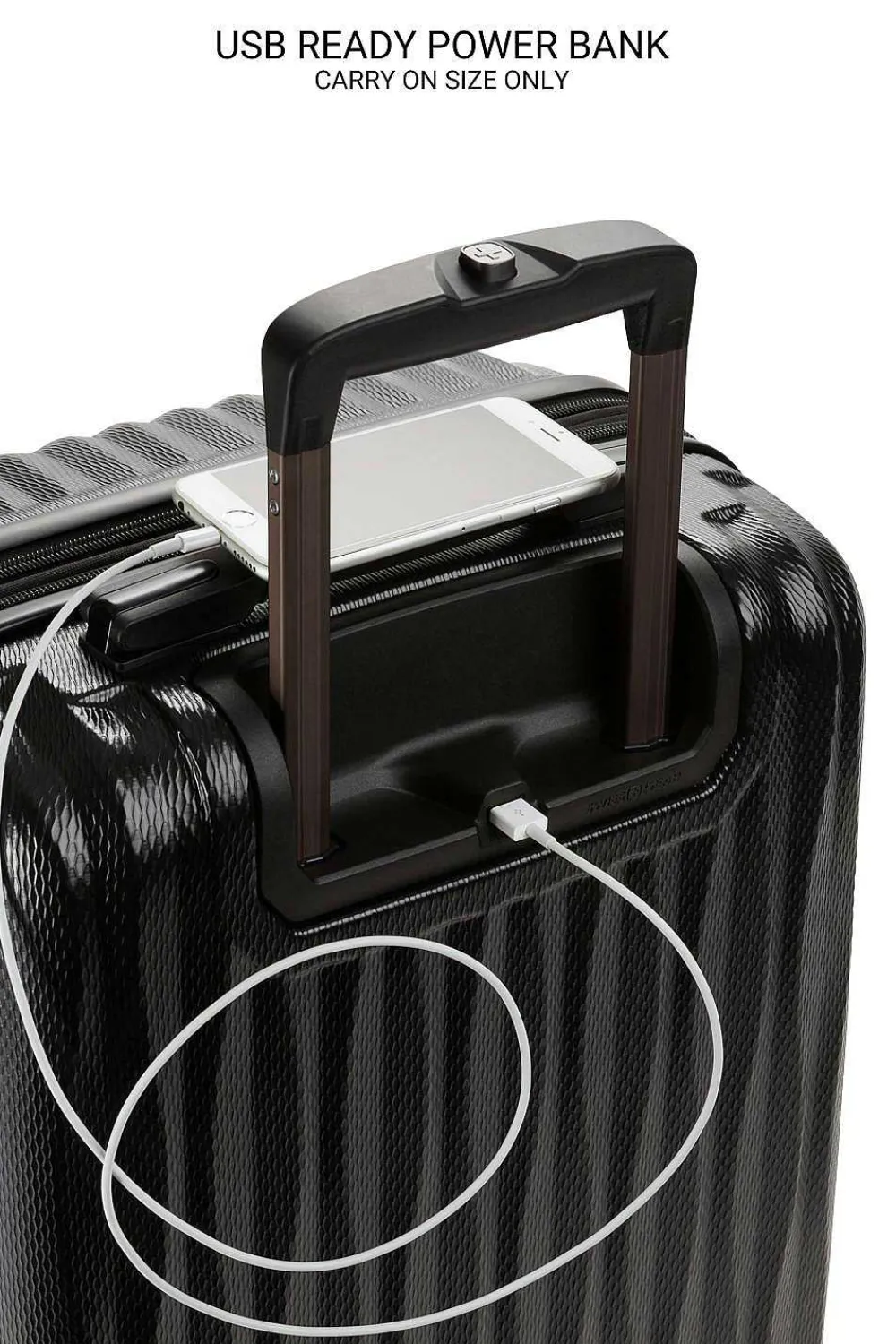 SWISSGEAR 7272 19" Usb Energie Expandable Carry On Hardside Spinner Luggage> Carry-On
