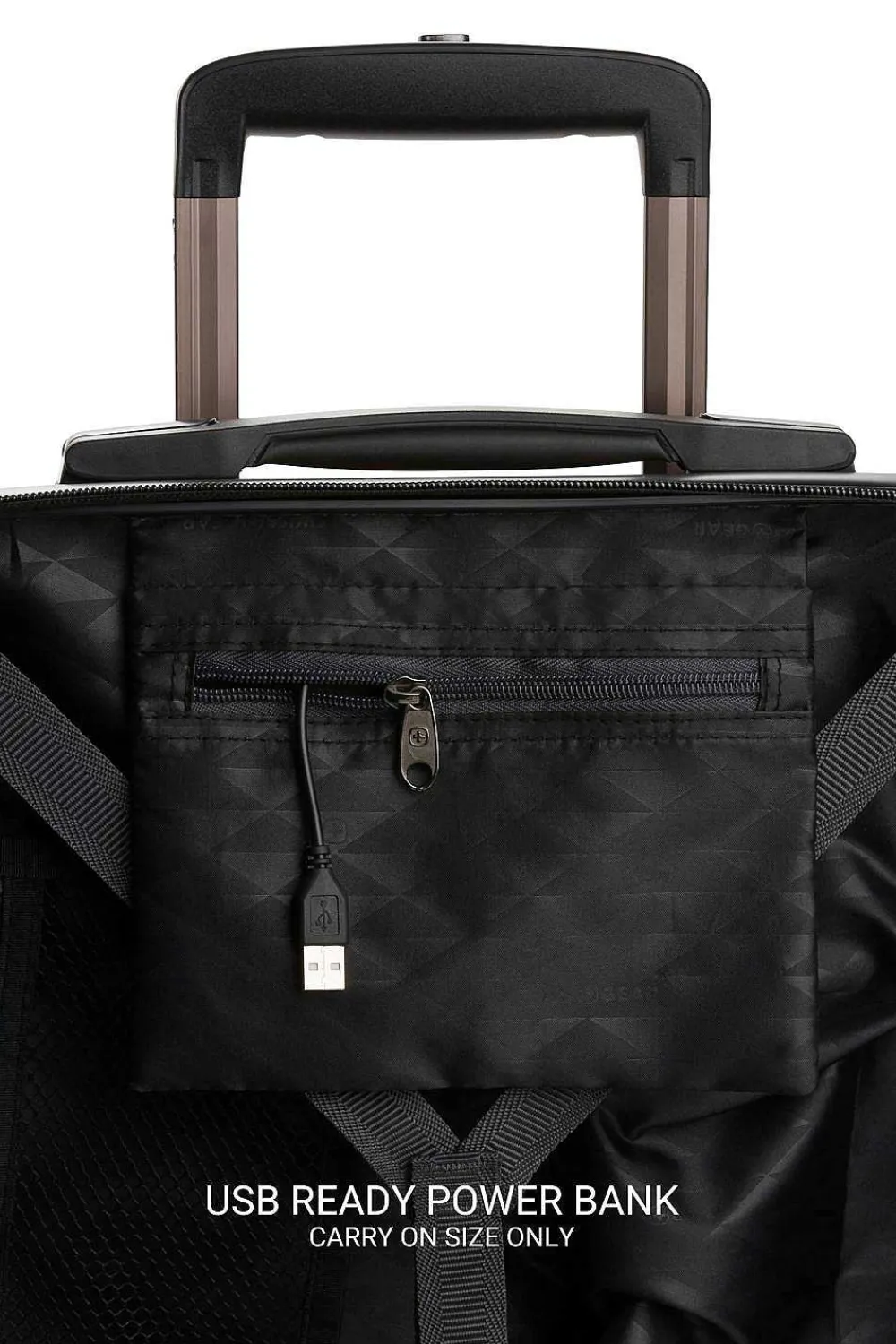 SWISSGEAR 7272 19" Usb Energie Expandable Carry On Hardside Spinner Luggage> Carry-On