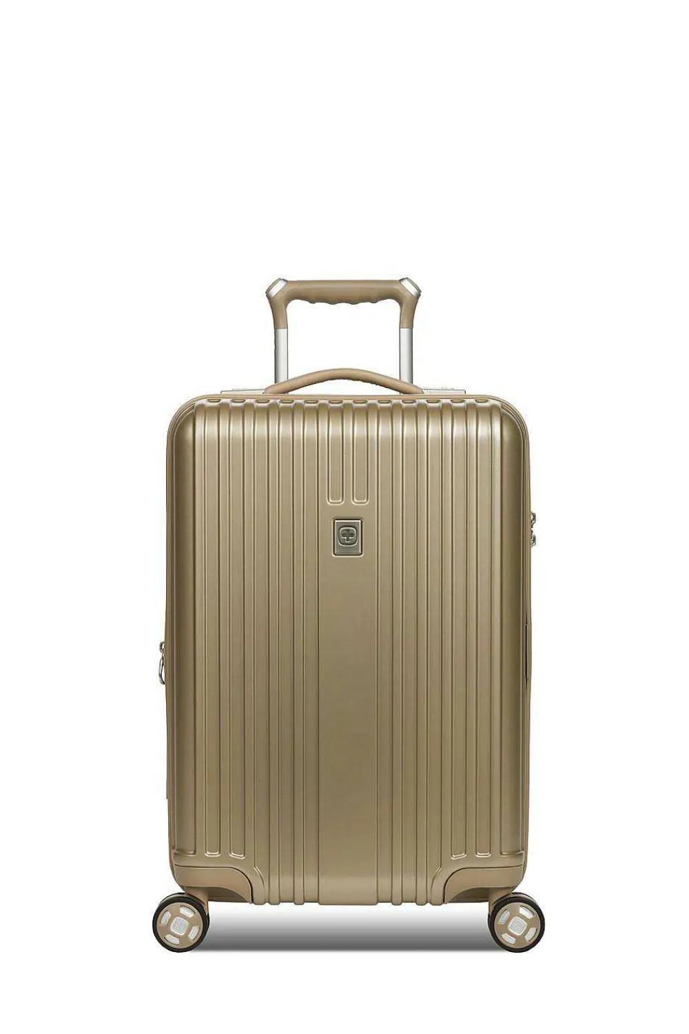 SWISSGEAR 7910 20" Usb Expandable Carry On Hardside Spinner Luggage - Golden Sand> Hardside