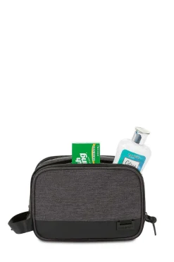SWISSGEAR 2661 Dual Compartment Dopp Kit - Heather Gray><noscript><img width=
