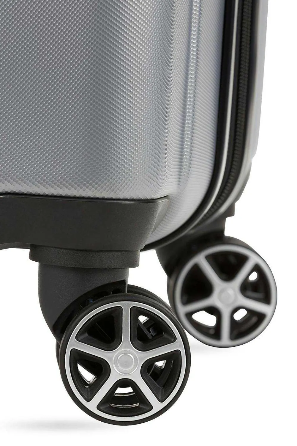 SWISSGEAR 7585 Expandable 27" Hardside Spinner Luggage - Silver> Hardside