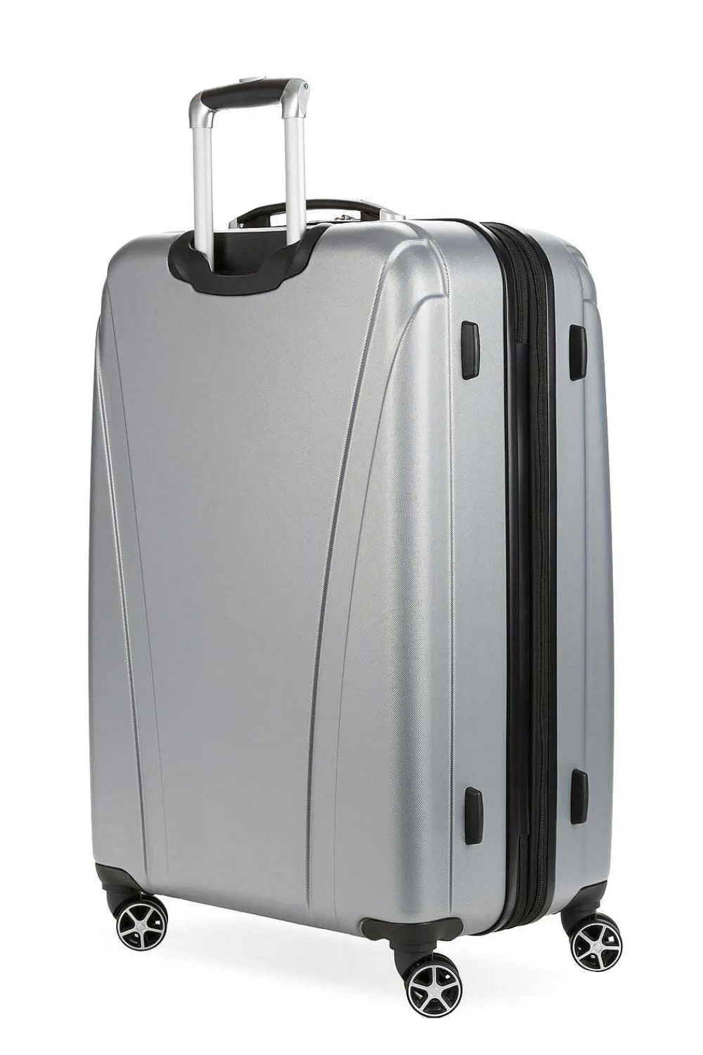 SWISSGEAR 7585 Expandable 27" Hardside Spinner Luggage - Silver> Hardside