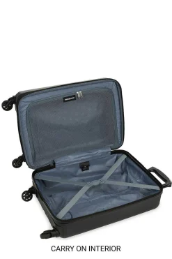 SWISSGEAR 8018 Expandable Hardside Spinner 3Pc Luggage Set - Black><noscript><img width=