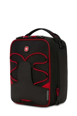 SWISSGEAR 3998 Expandable Insulated Lunch Bag - Black/Red><noscript><img width=