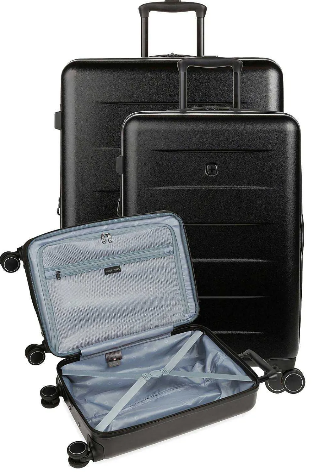 SWISSGEAR 8018 Expandable 3Pc Hardside Spinner Luggage Set> Hardside
