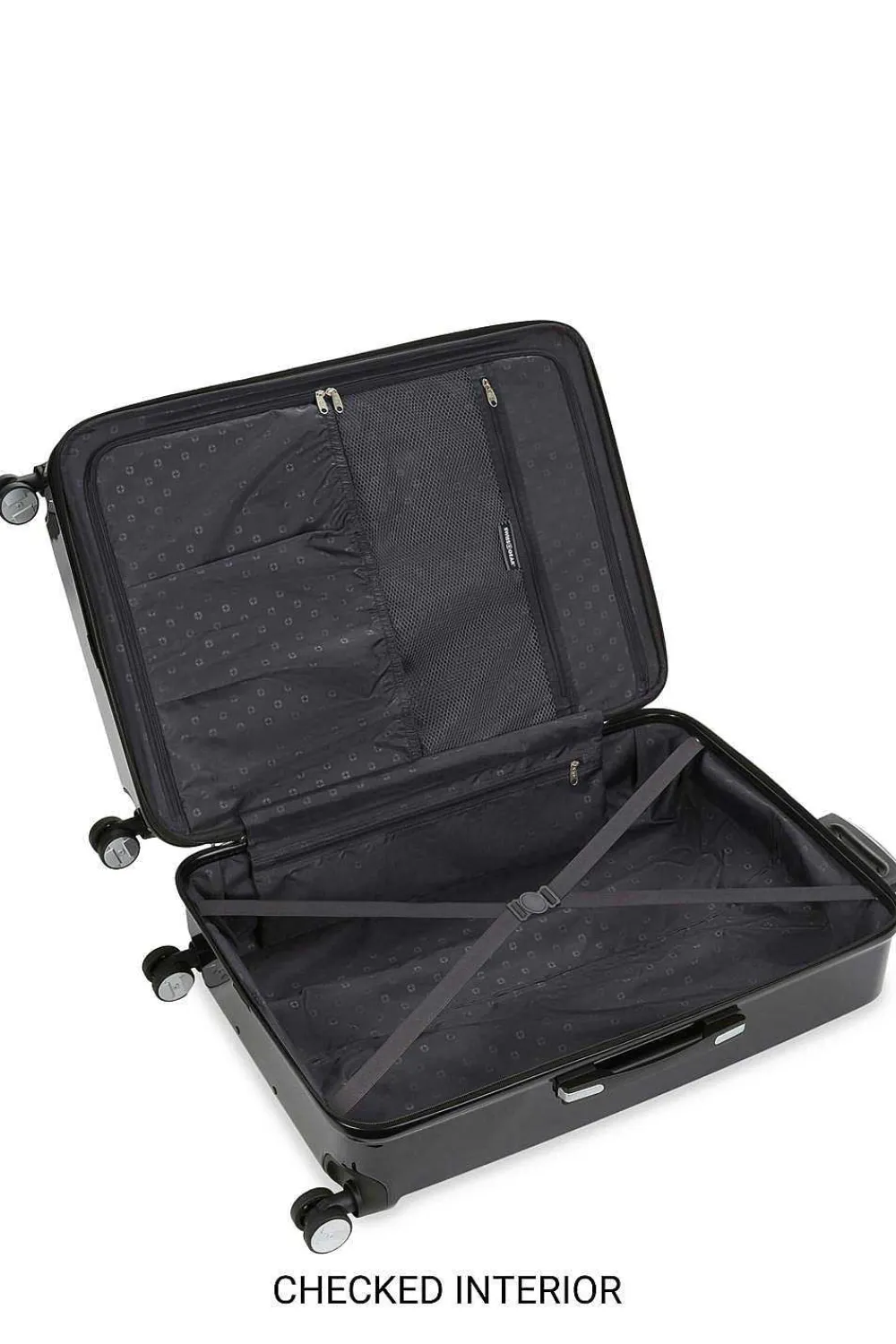 SWISSGEAR 7786 Expandable 2Pc Hardside Spinner Luggage Set - Black> Hardside