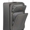SWISSGEAR 7738 Expandable 3Pc Spinner Luggage Set - Gray Black> Softside