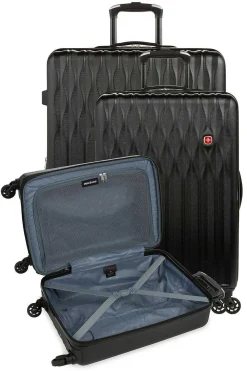 SWISSGEAR 8018 Expandable 3Pc Hardside Spinner Luggage Set><noscript><img width=