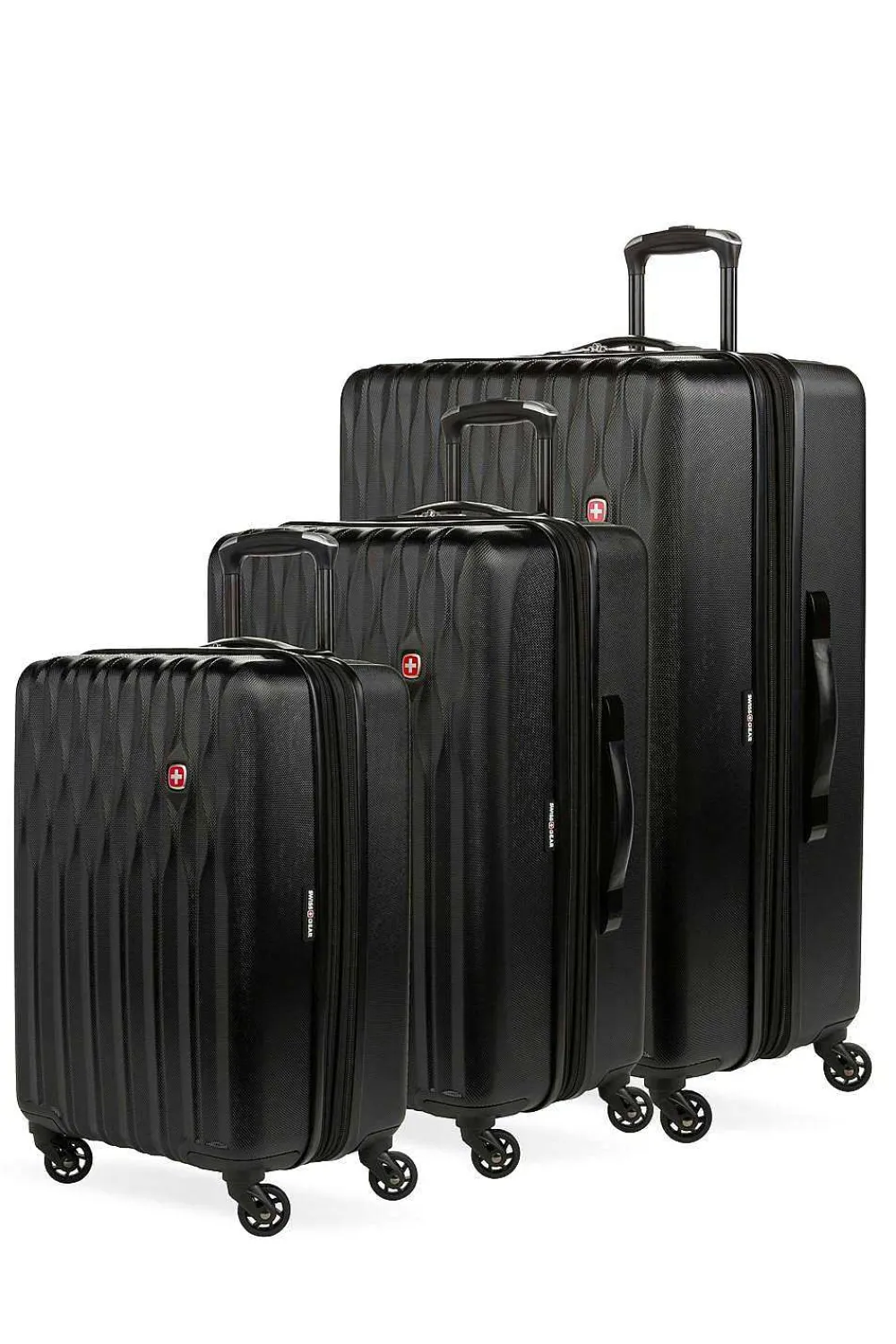 SWISSGEAR 8018 Expandable 3Pc Hardside Spinner Luggage Set> New Arrivals