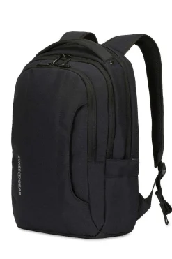 SWISSGEAR 3573 Laptop Backpack - Black/White Logo><noscript><img width=
