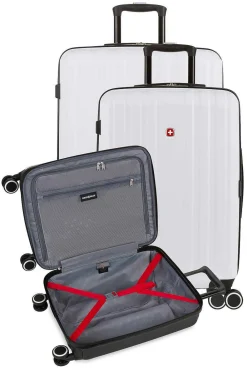 SWISSGEAR 8028 3Pc Expandable Hardside Spinner Luggage Set><noscript><img width=
