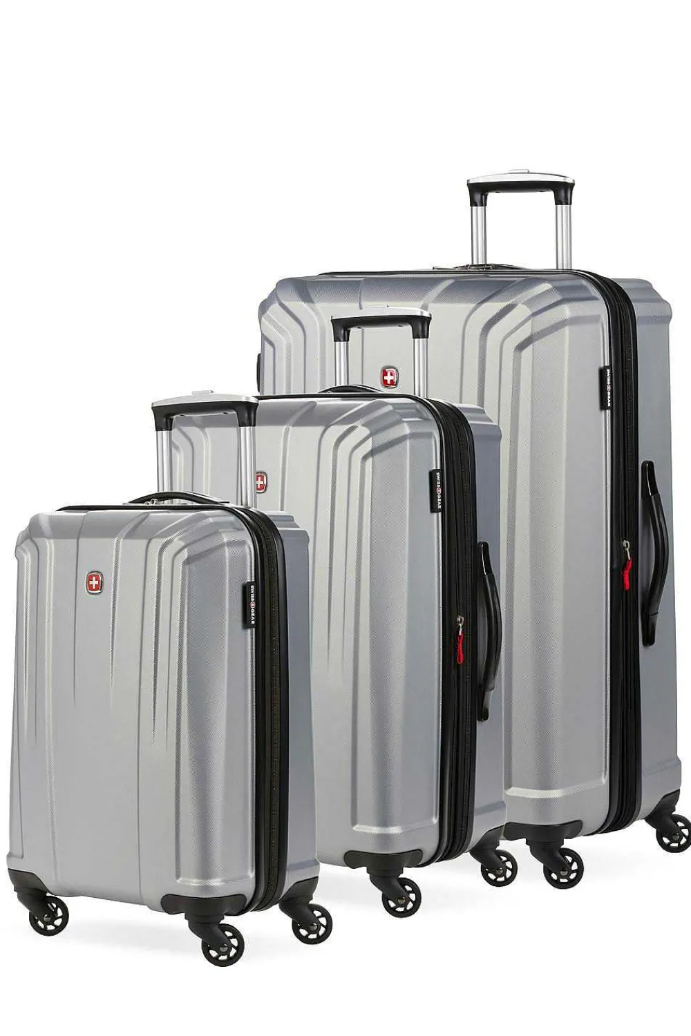 SWISSGEAR 3750 3Pc Hardside Spinner Luggage Set - Silver> New Arrivals