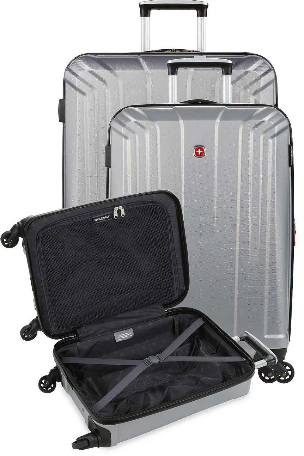SWISSGEAR 3750 3Pc Hardside Spinner Luggage Set - Silver> New Arrivals