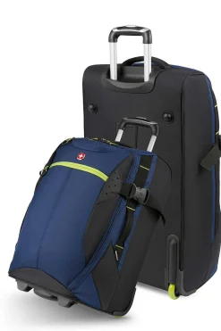 SWISSGEAR 6532 2Pc Rolling Duffel Bag Set - Blue/Green><noscript><img width=