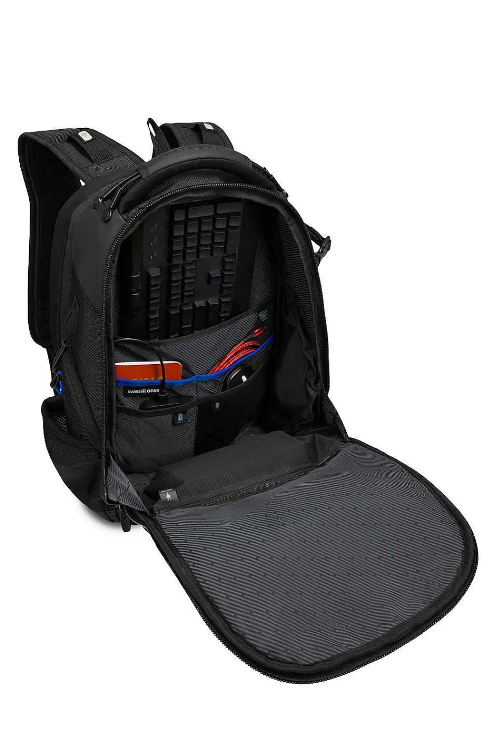 SWISSGEAR 2910 Usb Gaming Laptop Backpack - Black> Usb Power Ready Collection