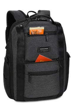SWISSGEAR 3671 Usb Scansmart Laptop Backpack - Gray Heather/Black><noscript><img width=