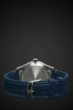 SWISSGEAR Wenger Attitude Watch - Stainless Steel With White Dial And Blue Silicone Strap> New Arrivals