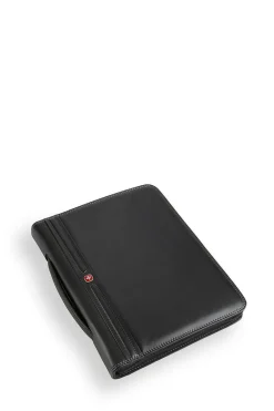SWISSGEAR Wenger Concept Zippered Padfolio - Black><noscript><img width=