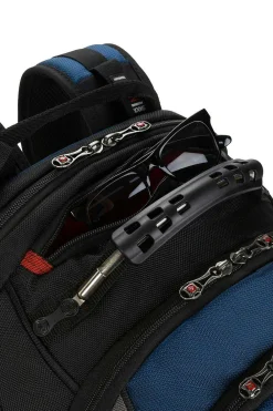SWISSGEAR Wenger Ibex 17 Inch Laptop Backpack - Black/Gray/Blue><noscript><img width=
