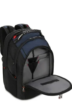SWISSGEAR Wenger Ibex Pro 16 Inch Laptop Backpack - Black/Navy><noscript><img width=