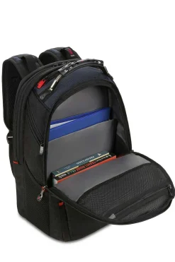 SWISSGEAR Wenger Ibex Pro 16 Inch Laptop Backpack - Black/Navy><noscript><img width=