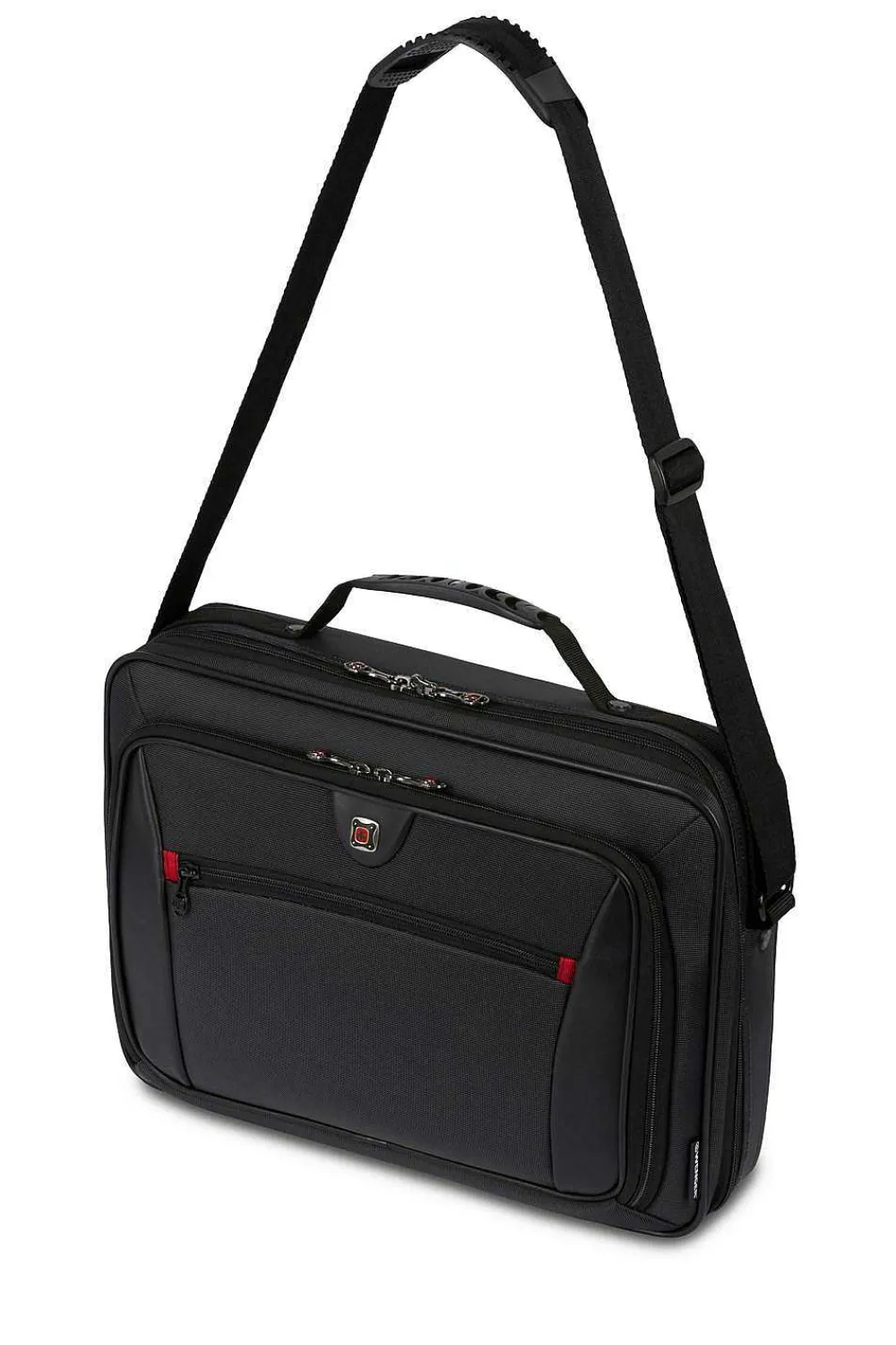 SWISSGEAR Wenger Insight 16 Inch Single Gusset Computer Case - Black> Business Cases