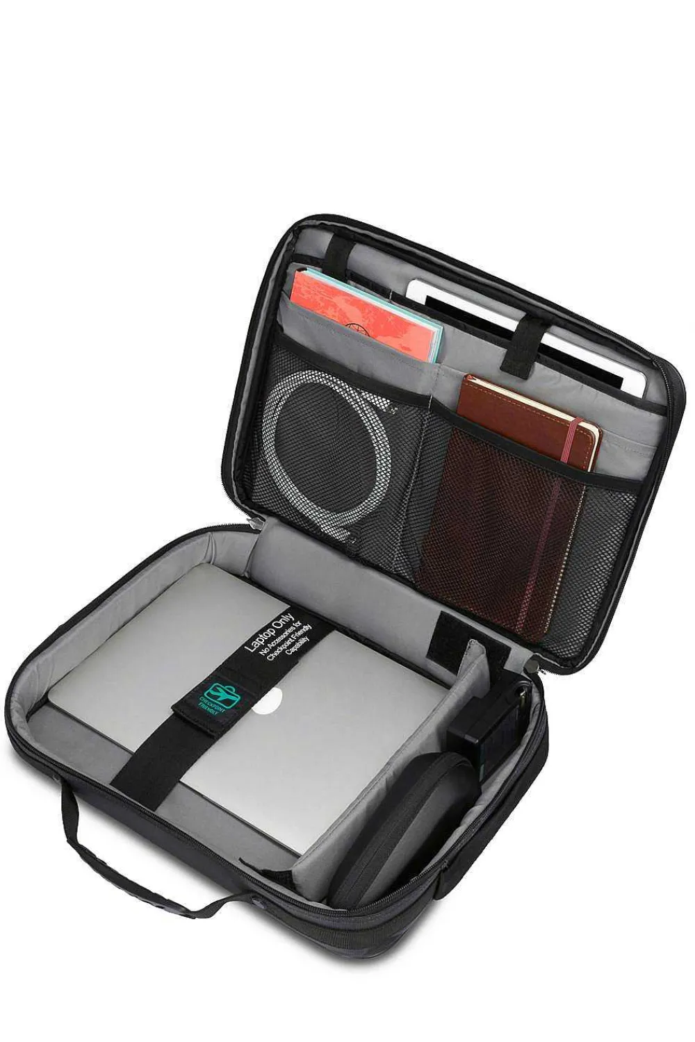 SWISSGEAR Wenger Insight 16 Inch Single Gusset Computer Case - Black> Business Cases