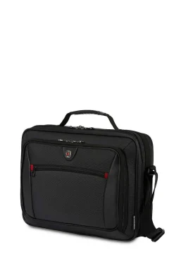 SWISSGEAR Wenger Insight 16 Inch Single Gusset Computer Case - Black><noscript><img width=