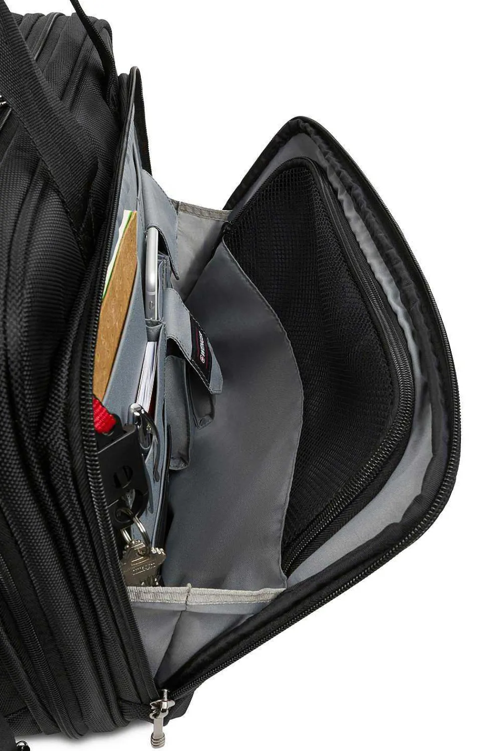 SWISSGEAR Wenger Legacy 16 Inch Double Gusset Computer Case - Black/Gray> Wenger Bags & Cases