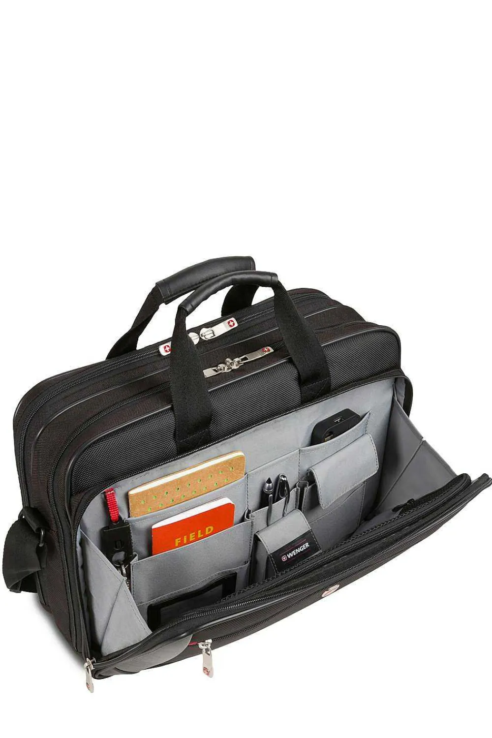 SWISSGEAR Wenger Mainframe 16 Inch Laptop Briefcase - Black> Business Cases