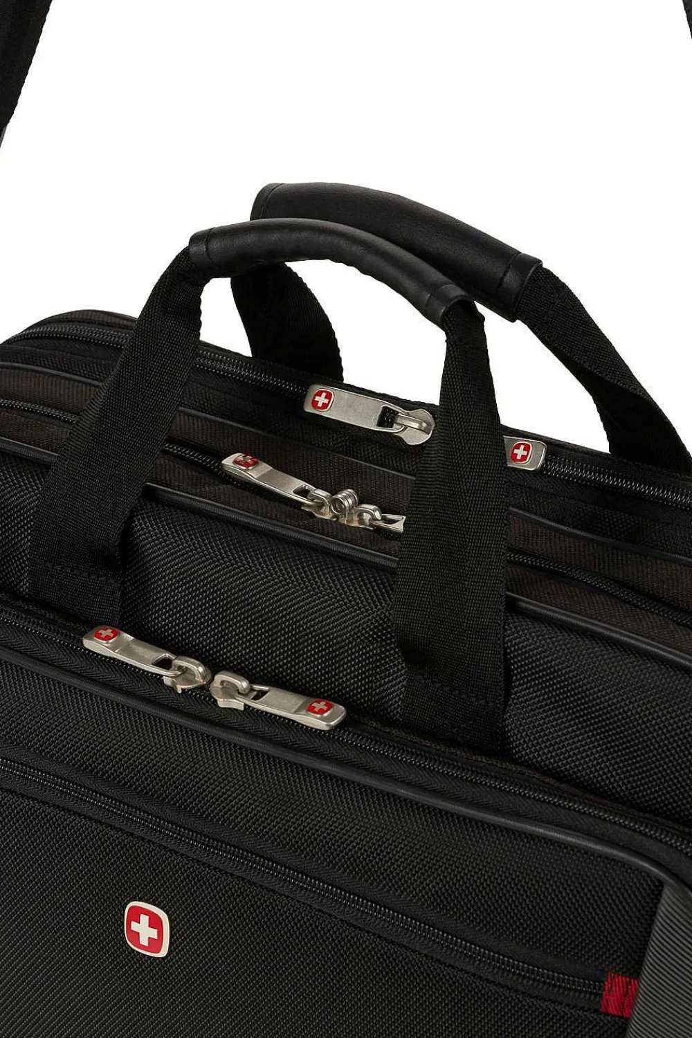SWISSGEAR Wenger Mainframe 16 Inch Laptop Briefcase - Black> Business Cases