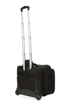 SWISSGEAR Wenger Patriot Wheeled Business Case With Removable Laptop Case - Black><noscript><img width=
