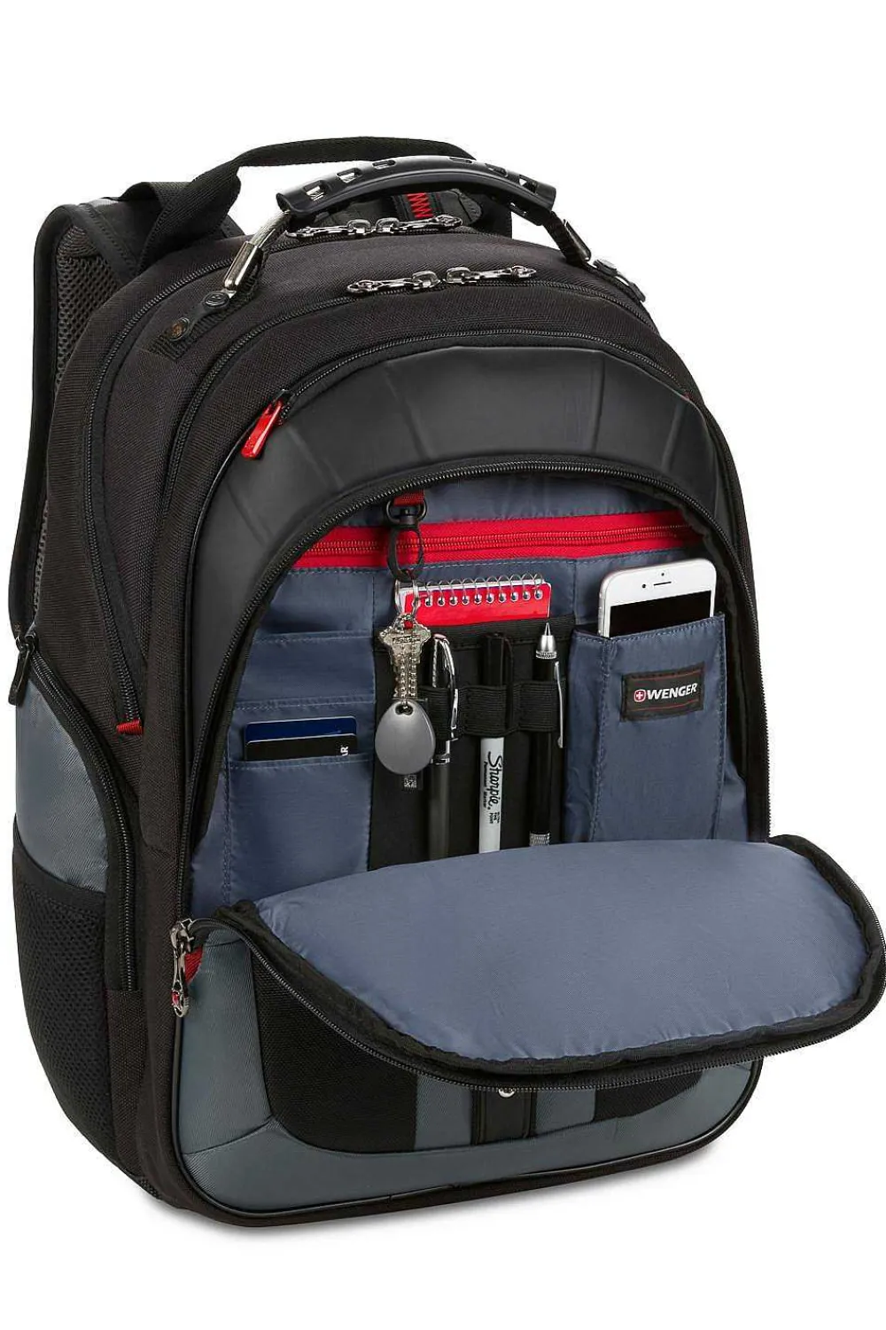 SWISSGEAR Wenger Pegasus 17 Inch Laptop Backpack - Black/Blue> New Arrivals