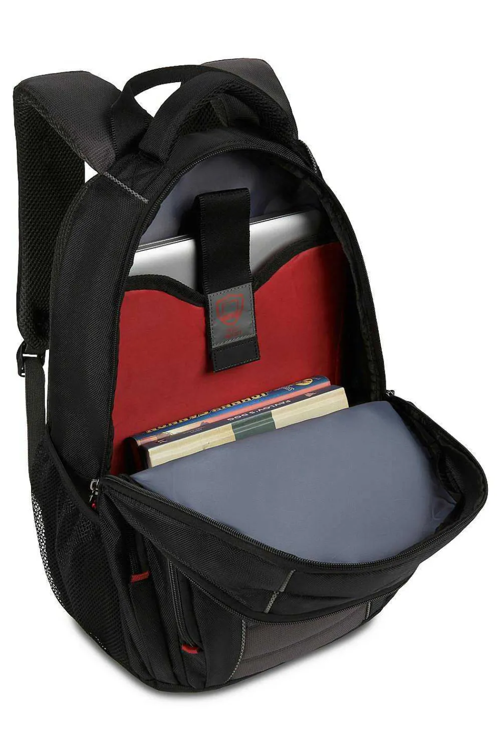 SWISSGEAR Wenger Pillar 16 Inch Laptop Backpack - Black/Gray> Wenger Backpacks