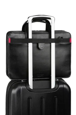SWISSGEAR Wenger Proxy Zippered Laptop Presentation Padfolio - Black><noscript><img width=