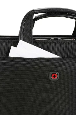 SWISSGEAR Wenger Proxy Zippered Laptop Presentation Padfolio - Black><noscript><img width=
