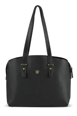 SWISSGEAR Wenger Rosaelli 14 Inch Laptop Tote - Black/Sky Blue><noscript><img width=