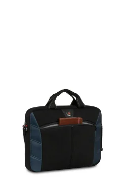 SWISSGEAR Wenger Sherpa 17 Inch Laptop Slimcase - Black/Blue><noscript><img width=