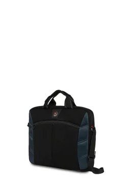 SWISSGEAR Wenger Sherpa 17 Inch Laptop Slimcase - Black/Blue><noscript><img width=