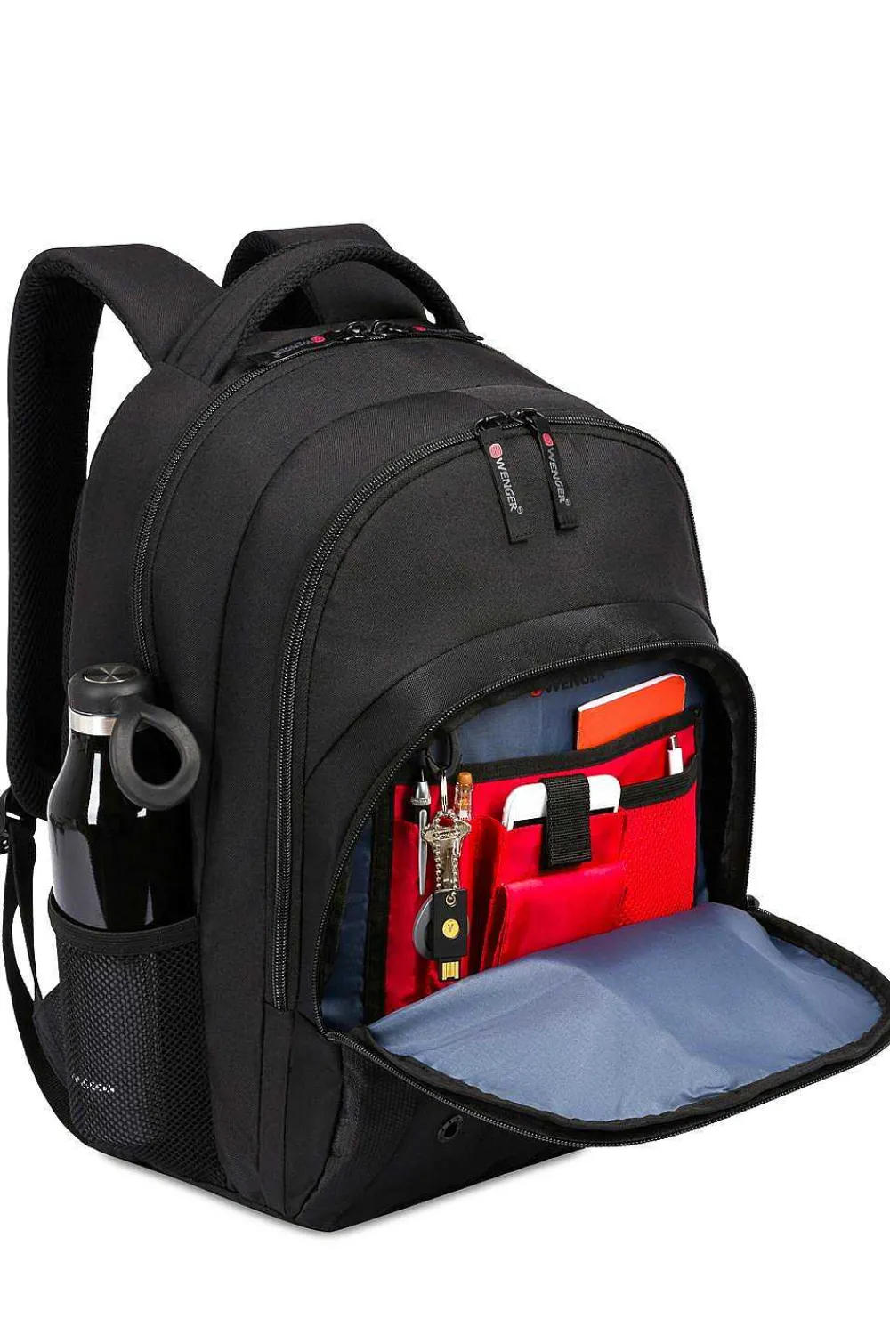 SWISSGEAR Wenger Upload 16" Laptop Backpack - Black> Wenger Backpacks